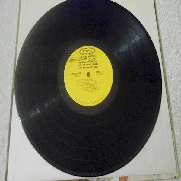 Tammy Wynette And George Jones - We Go Together LP Vinyl Record For Sale