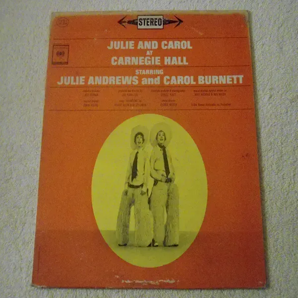 Julie Andrews / Carol Burnett - Julie And Carol At Carnegie Hall LP Vinyl Record For Sale