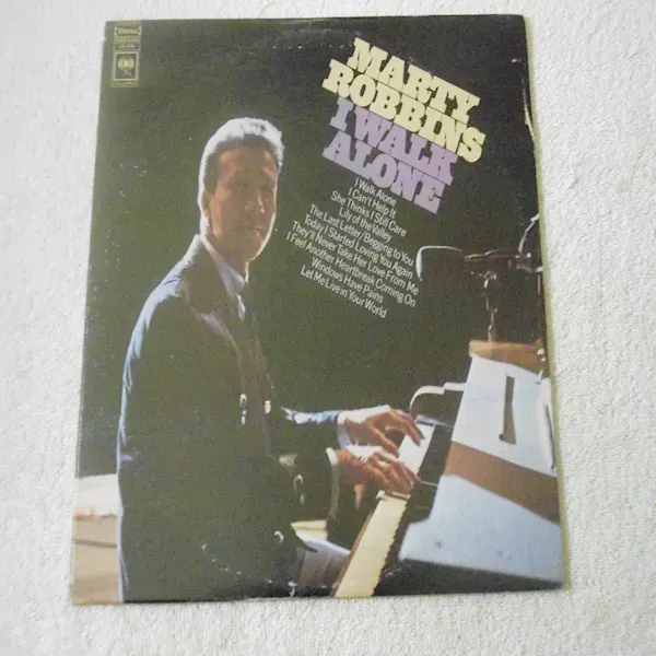 Marty Robbins - I Walk Alone LP Vinyl Record For Sale Marty Robbins - I Walk Alone LP Vinyl Record For Sale
