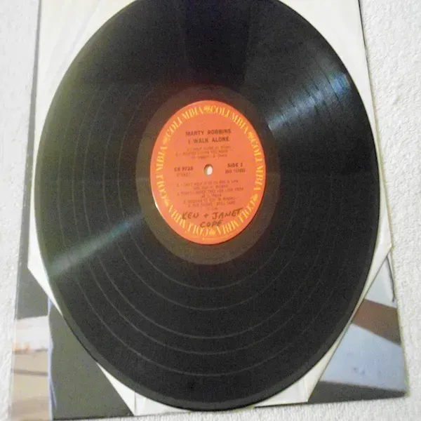 Marty Robbins - I Walk Alone LP Vinyl Record For Sale